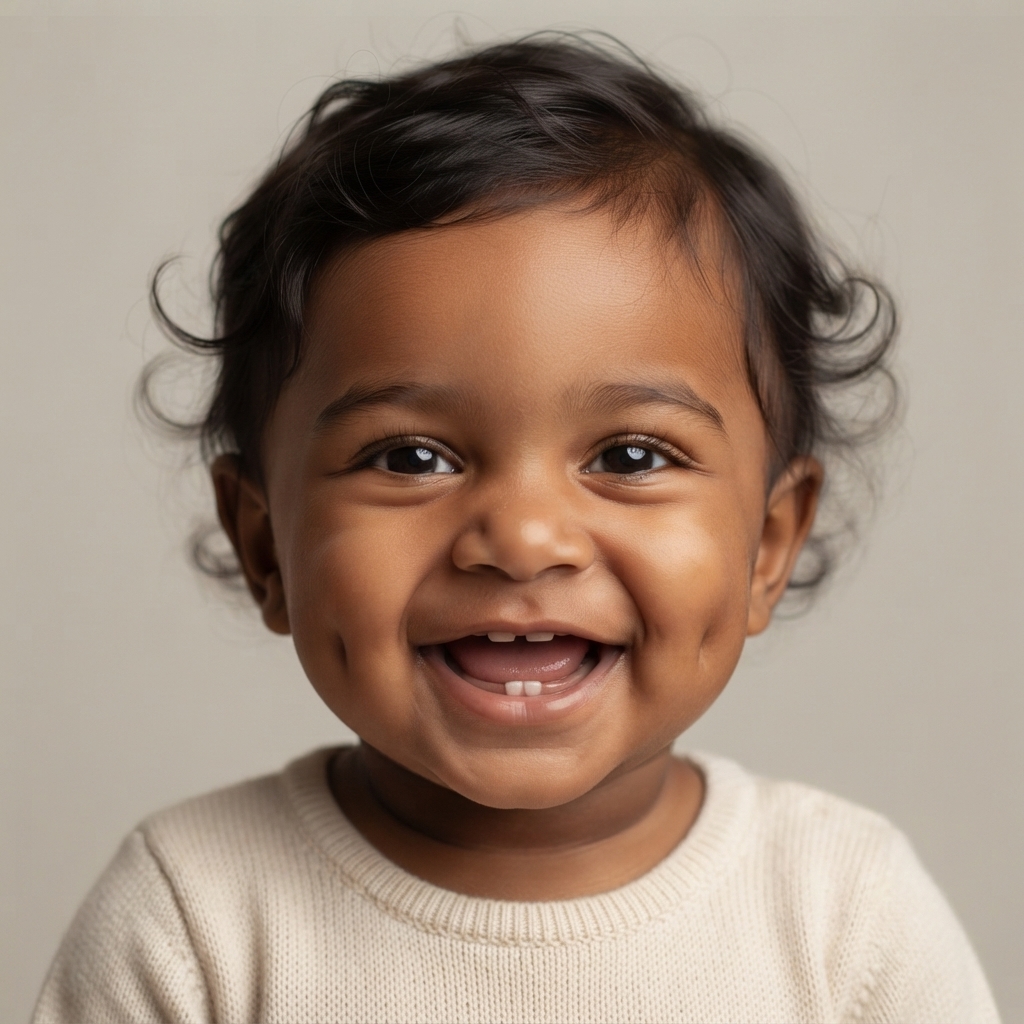 Generated 1 year baby photo (example 3)